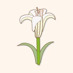 flower theme elements vector eps N236