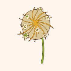 flower theme elements vector eps N241