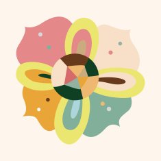 flower theme elements vector eps N252