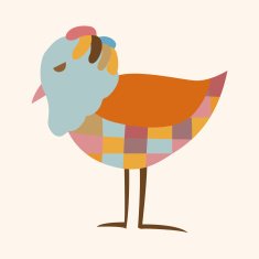 bird cartoon theme elements vector eps N171