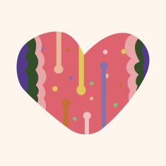 love heart cartoon elements vector eps N86