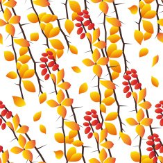 Seamless autumn pattern N12