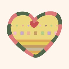 love heart cartoon elements vector eps N92