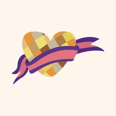 love heart cartoon elements vector eps N93