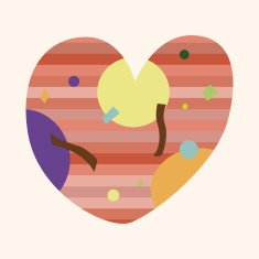 love heart cartoon elements vector eps N97