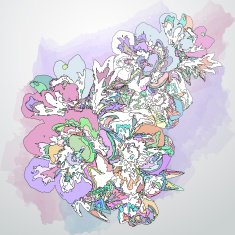 Decorative floral background N13