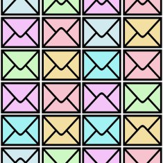 Seamless tile able colorful pastel with black background