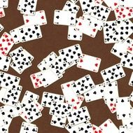 Seamless texture of playing cards N2