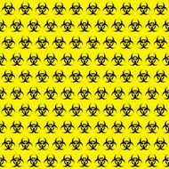 Bio hazard sign pattern