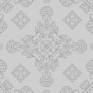 abstract vintage geometric wallpaper pattern seamless background N25