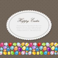 Beautiful Easter Egg Background Vector Illustration N16