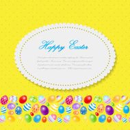 Beautiful Easter Egg Background Vector Illustration N17