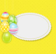 Beautiful Easter Egg Background Vector Illustration N21