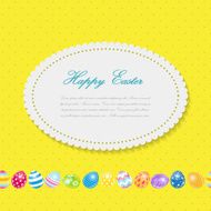 Beautiful Easter Egg Background Vector Illustration N24
