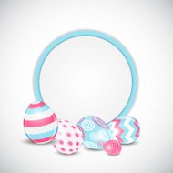 Beautiful Easter Egg Background Vector Illustration N28