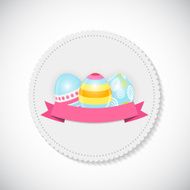 Beautiful Easter Egg Background Vector Illustration N32