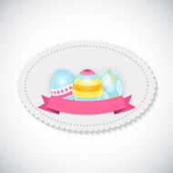 Beautiful Easter Egg Background Vector Illustration N33