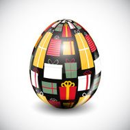 Beautiful Easter Egg Background Vector Illustration N41