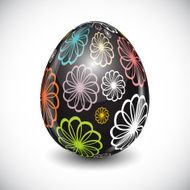 Beautiful Easter Egg Background Vector Illustration N43