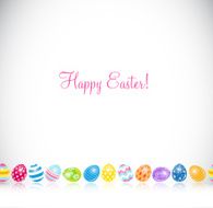 Beautiful Easter Egg Background Vector Illustration N44