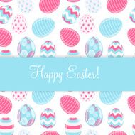 Beautiful Easter Egg Background Vector Illustration N45