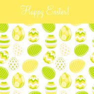 Beautiful Easter Egg Background Vector Illustration N46