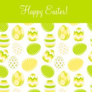 Beautiful Easter Egg Background Vector Illustration N47