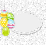 Beautiful Easter Egg Background Vector Illustration N49