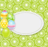 Beautiful Easter Egg Background Vector Illustration N50