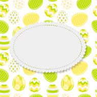 Beautiful Easter Egg Background Vector Illustration N54