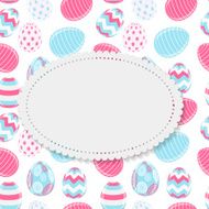 Beautiful Easter Egg Background Vector Illustration N55