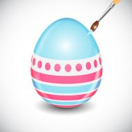 Beautiful Easter Egg Background Vector Illustration N57