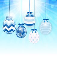 Beautiful Easter Egg Background Vector Illustration N61