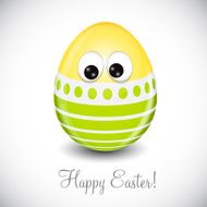 Beautiful Easter Egg Background Vector Illustration N63