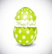 Beautiful Easter Egg Vector Illustration