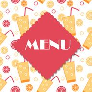 Restaurant menu template vector illustration N5