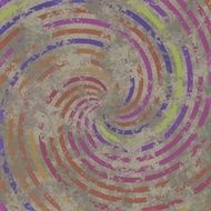 Color swirl on brown background