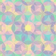 abstract retro geometric pattern N37