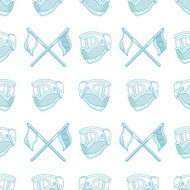 Monochrome blue vector pattern for paintball N2