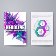 Set of Vector Brochure Flyer Design