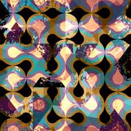 Abstract grunge geometric pattern N2