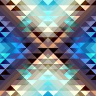 Blue aztecs pattern