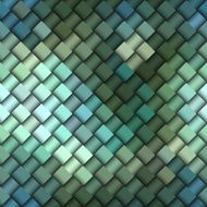 Green pattern of squares