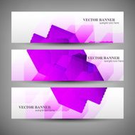 Set banner abstract illustration N2