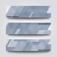 Set of banner templates with abstract background N37