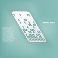 Vector design with card on the grey N2