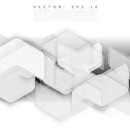 Vector Abstract geometric shape from gray N8