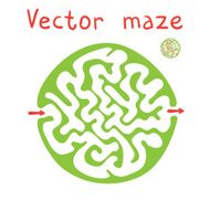 Green vector maze