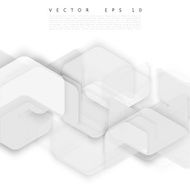 Vector Abstract geometric shape from gray N11