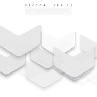 Vector Abstract geometric shape from gray N12